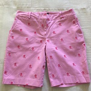Talbots Embroidered Seahorse Shorts